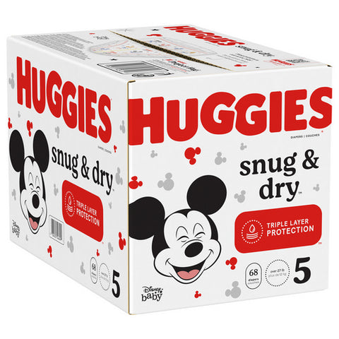 Huggies, Snug And Dry Baby Diapers Size 5, 68 Count