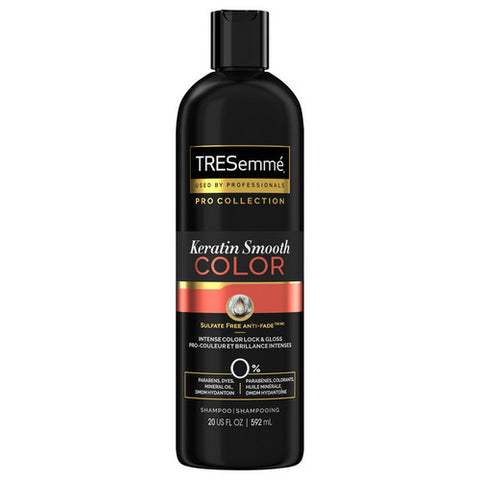 Tresemme, Keratin Smooth Color Sulfate Free Shampoo for Color Treated Hair, 20 Oz (Case Of 4)