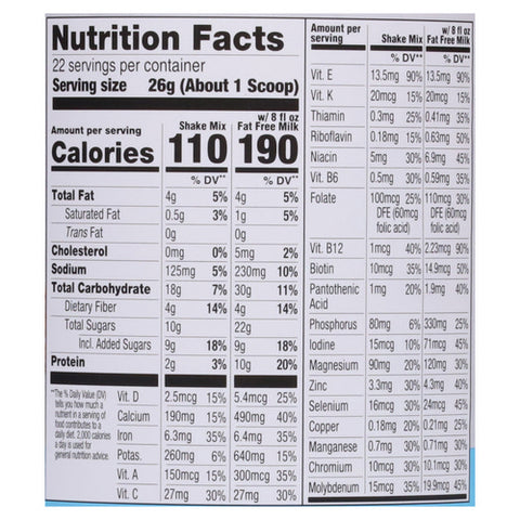 Slim Fast, Original Rich Chocolate Royale Meal Replacement Shake Mix Value Pack, 20.18 Oz  (Case Of 3)