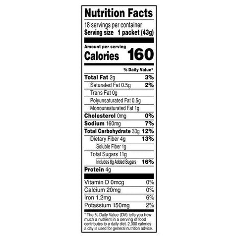 Quaker, Quaker Instant Oatmeal Apple And Cinnamon, 27.3 Oz (Case Of 8)