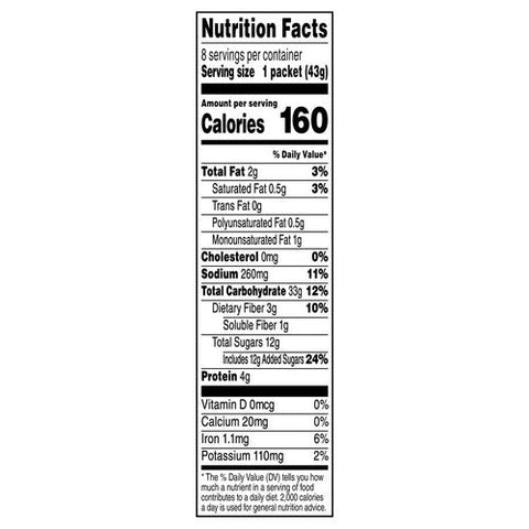 Quaker, Instant Oatmeal Maple Brown Sugar, 12.1 Oz (Case Of 12)