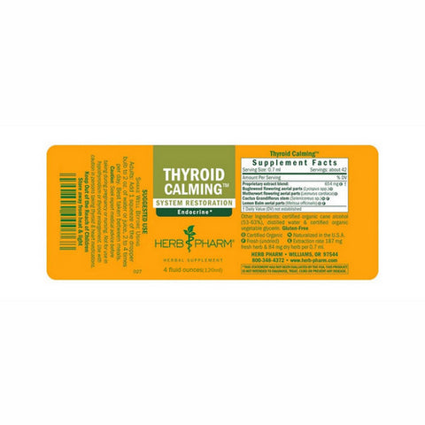 Herb Pharm, Thyroid Calming, 4 Oz