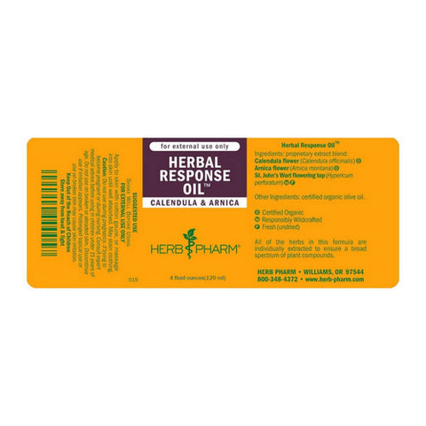 Herb Pharm, Trauma Oil With Calendula And Arnica, 4 Oz