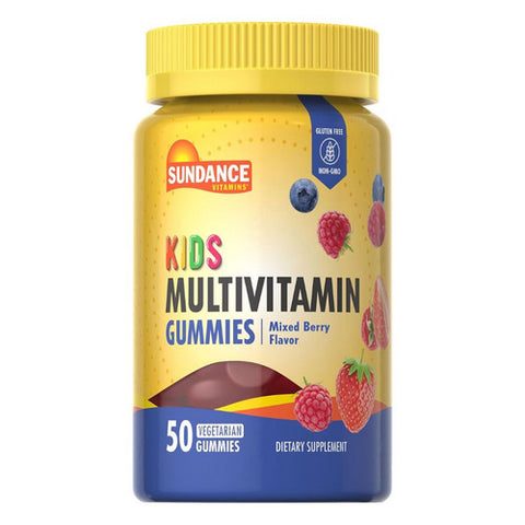 Sundance, Kid's Multivitamin Gummies Natural Mixed Berry, 50 Count