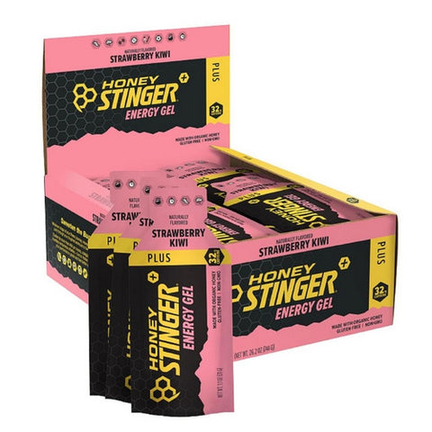 Honey Stinger, Strawberry Kiwi Plus Caffeinated Energy Gels, 1.1 Oz
