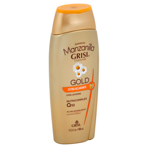 Grisi, Manzanilla Gold Volumizing Nourishing Daily Shampoo With Chamomile Extra Lightening, 13.5 Oz