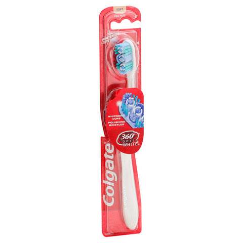 Colgate, 360 Optic White Whitening Toothbrush Soft, 1Ea (Case Of 6)