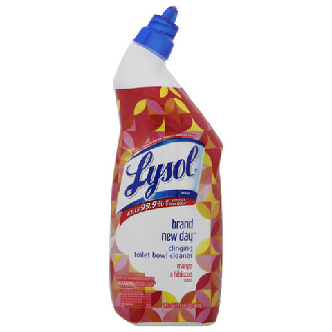 Clinging Toilet Bowl Cleaner Brand New Day Mango And Hibiscus 24 Oz (Case Of 9) by Lysol