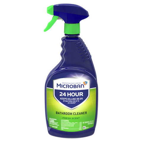 24-hour Disinfectant Bathroom Cleaner Spray Fresh Scent 32 Oz (Case Of 6) by Microban