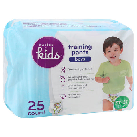 Training Pants Boys 25 Count (Case Of 4) by Baby Basics