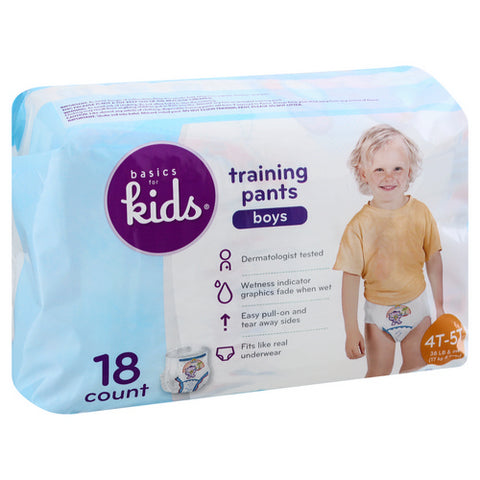 Training Pants Boys 18 Count (Case Of 4) by Baby Basics