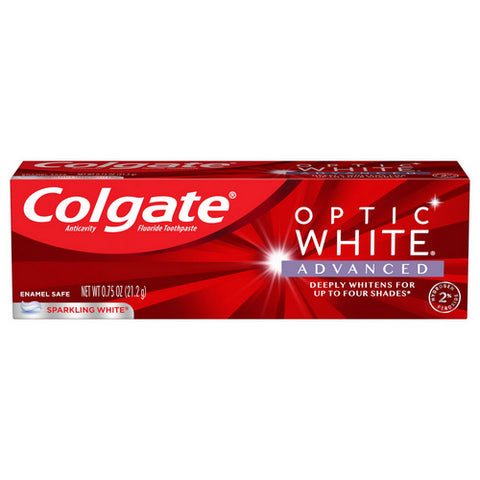 Optic White Advanced Teeth Whitening Toothpaste .75 Oz (Case Of 12) by Colgate