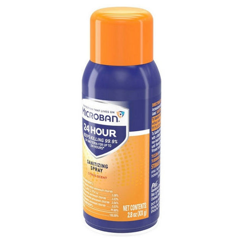 24 Hour Sanitizing Spray With Citrus Scent 2.8 Oz (Case Of 8) by Microban