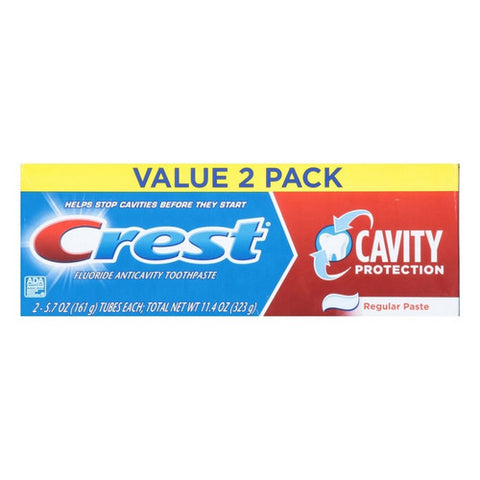 Anticavity Fluoride Toothpaste Value 2 Tubes 11.4 Oz (Case Of 6) by Crest
