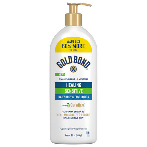 Healing Sensitive Daily Body And Face Lotion 21 Oz (Case Of 3) by Gold Bond