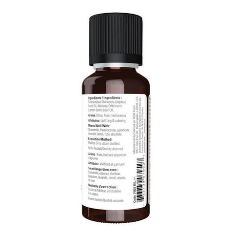 Now Foods, Melissa Oil Blend, 1 Oz