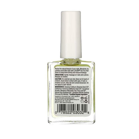 Jason Natural Products, Tea Tree Oil, Nail Saver 0.5 oz