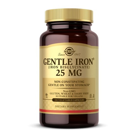 Solgar, Gentle Iron Vegetable Capsules, 180 Veg Caps