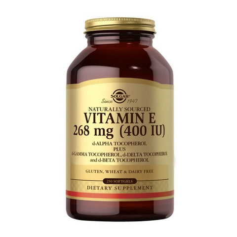 Solgar, Vitamin E Mixed (d-Alpha Tocopherol and Mixed Tocopherols), 400 IU, 250 S Gels