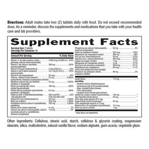 Country Life, Max For Men Maxi-Sorb Rapid Release The Maximized Masculine Formulation, 60 Tabs