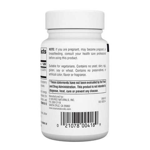 Source Naturals, Vitamin B-12, 2000 mcg, 100 Tabs