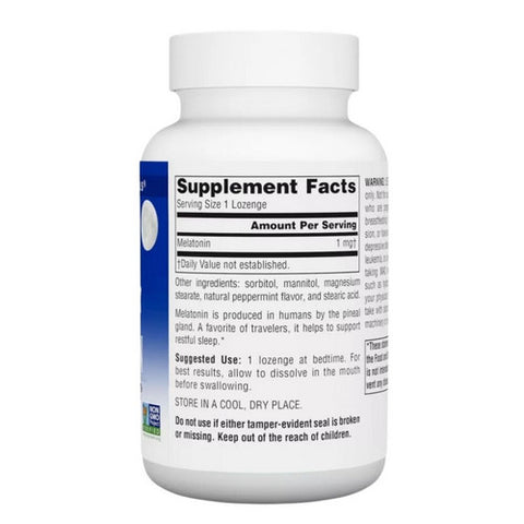 Source Naturals, Melatonin, 1 mg, Sublingual Peppermint 300 Tabs