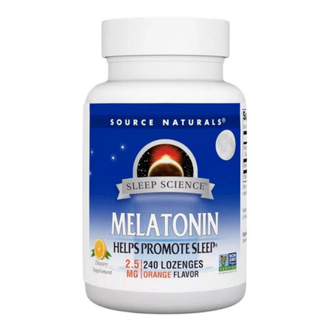 Source Naturals, Melatonin, 2.5 mg, Sublingual Orange 240 Tabs