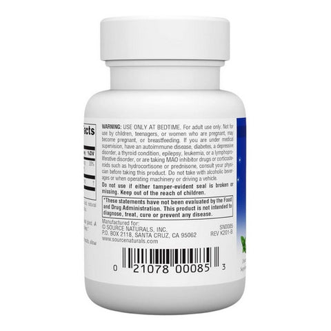Source Naturals, Melatonin, 2.5 mg, Sublingual Peppermint 120 Tabs