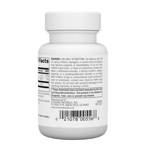 Source Naturals, Melatonin, 5 mg, 60 Tabs