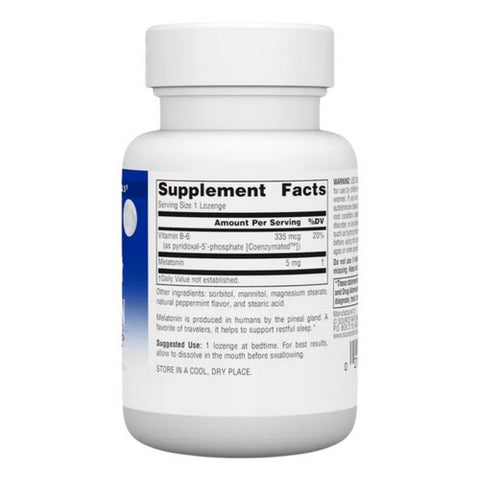 Source Naturals, Melatonin, 5 mg, Sublingual Peppermint 50 Tabs