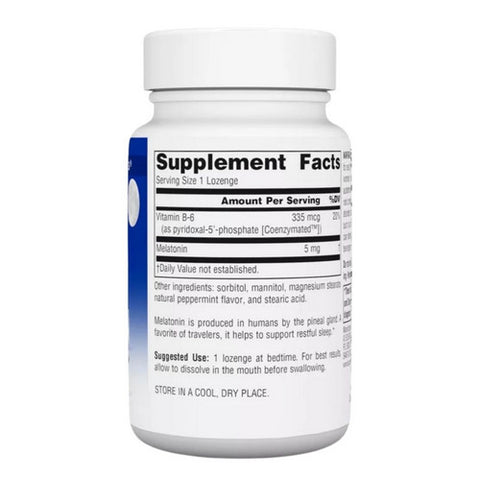 Source Naturals, Melatonin, 5 mg, Sublingual Peppermint 200 Tabs
