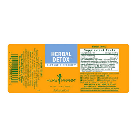 Herb Pharm, Herbal Detox, 1 oz