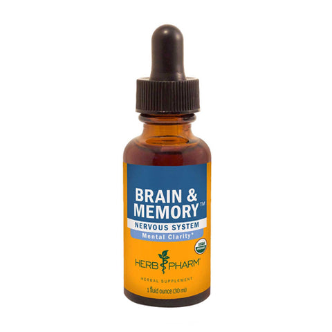 Herb Pharm, Brain & Memory Tonic, 1 oz