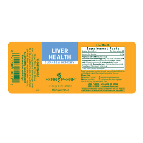 Herb Pharm, Liver Health, 1 oz