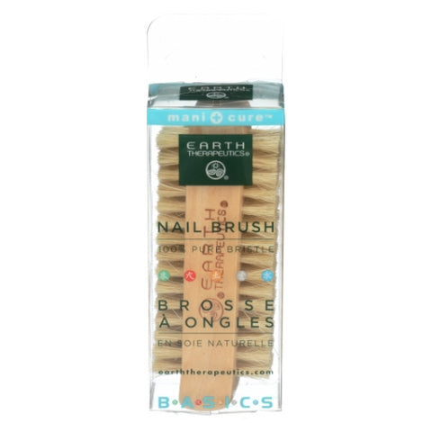 Earth Therapeutics, Genuine Bristle Nail Brush, 1 Un