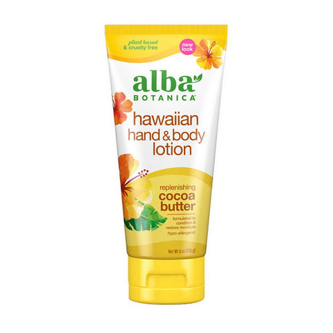 Alba Botanica, Hawaiian Hand & Body Lotion, Cocoa Butter 7 oz