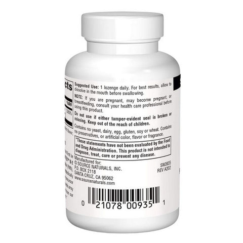 Source Naturals, Coenzymated B-2 Sublingual, 25 mg, 60 Tabs