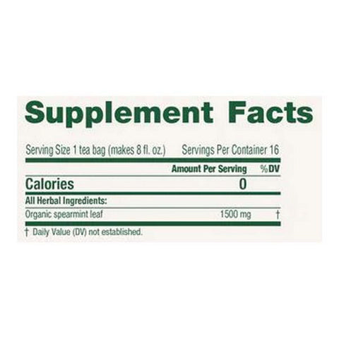 Traditional Medicinals, Organic Spearmint Tea, 16 Bags