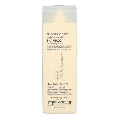 Giovanni Cosmetics, Shampoo Smooth As Silk, 8.5 oz