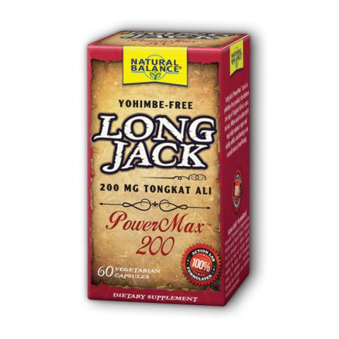 Natural Balance (Formerly known as Trimedica), Long Jack PowerMax 200, 60 Caps