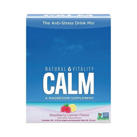 Natural Vitality, Natural Calm, Raspberry Lemon 30 Pkts