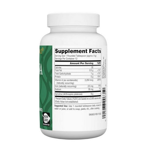 Source Naturals, Spirulina, Powder 4 Oz