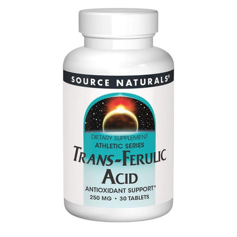 Source Naturals, Trans-Ferulic Acid, 250 MG, 30 Tabs