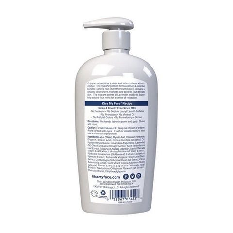 Kiss My Face, Moisture Shave, LAVENDER SHEA, 11 OZ