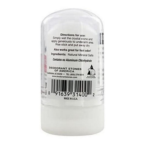 Thai Deodorant Stone, Thai Deodorant Mini Stick, 2.1 OZ