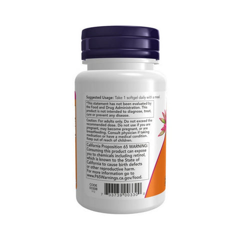 Now Foods, Vitamin A, 100 Sgels