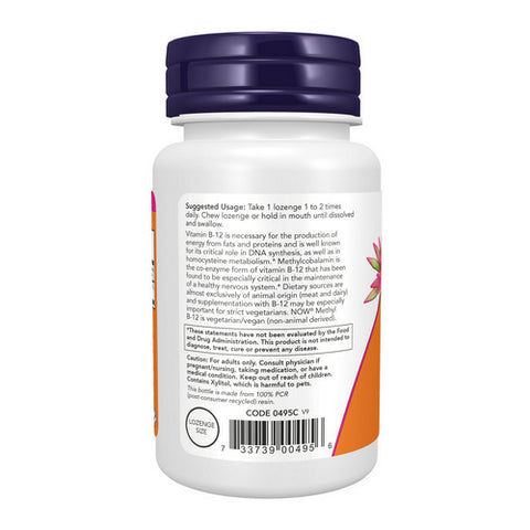 Now Foods, Methyl B-12, 1000 mcg, 100 Lozenges