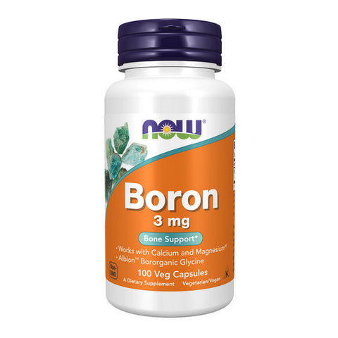 Now Foods, Boron, 3 mg, 100 Caps