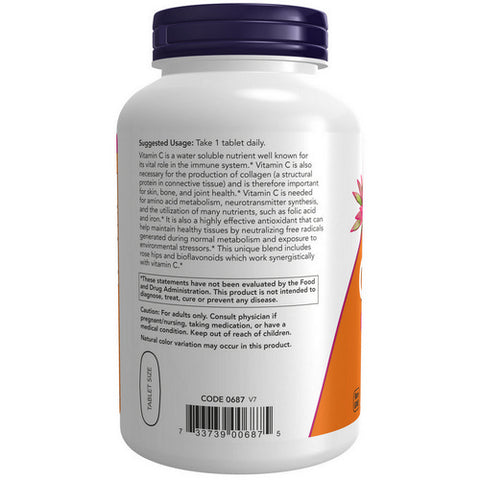 Now Foods, Vitamin C-1000, 250 Tabs