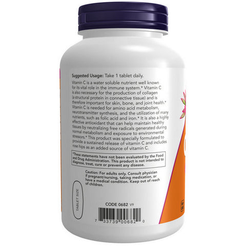 Now Foods, Vitamin C-1000 Sustained Release Tablets, 250 Tabs